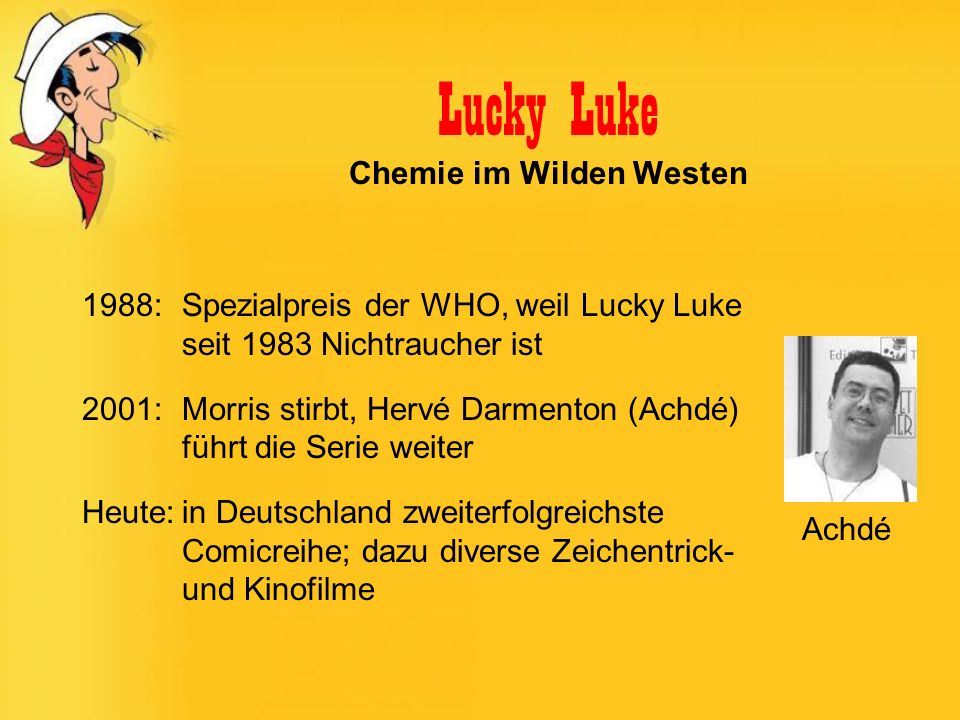 Lucky Luke Chemie im Wilden Westen