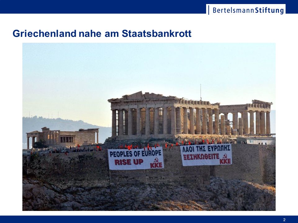 Griechenland nahe am Staatsbankrott