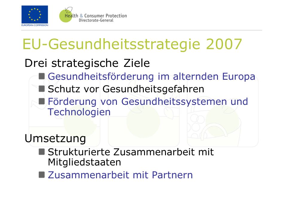 EU-Gesundheitsstrategie 2007