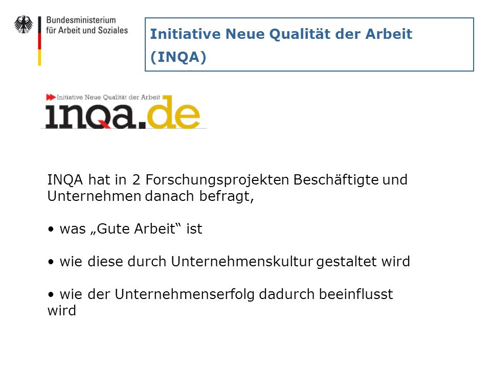 Initiative Neue Qualität der Arbeit (INQA)