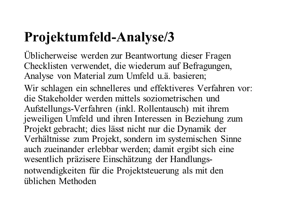 Projektumfeld-Analyse/3