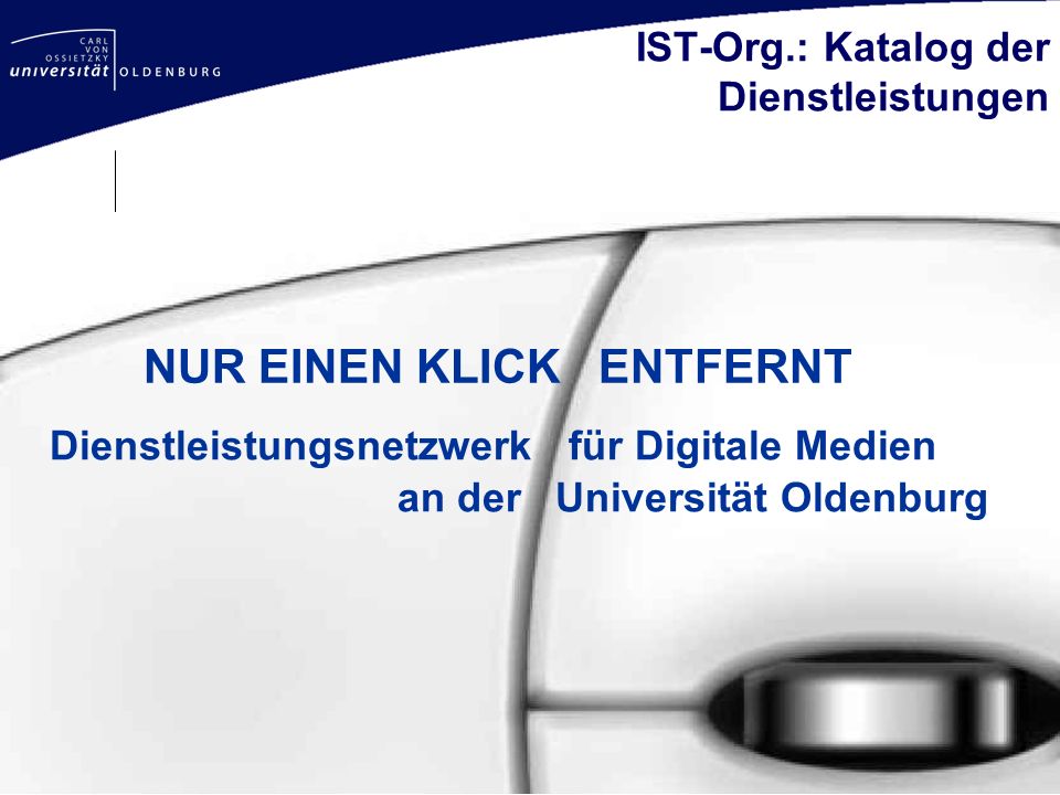 IST-Org.: Katalog der Dienstleistungen