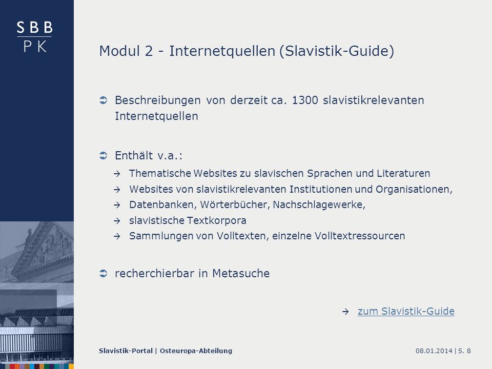 Modul 2 - Internetquellen (Slavistik-Guide)