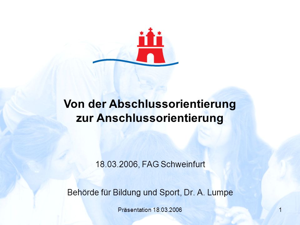 Behörde für Bildung und Sport, Dr. A. Lumpe