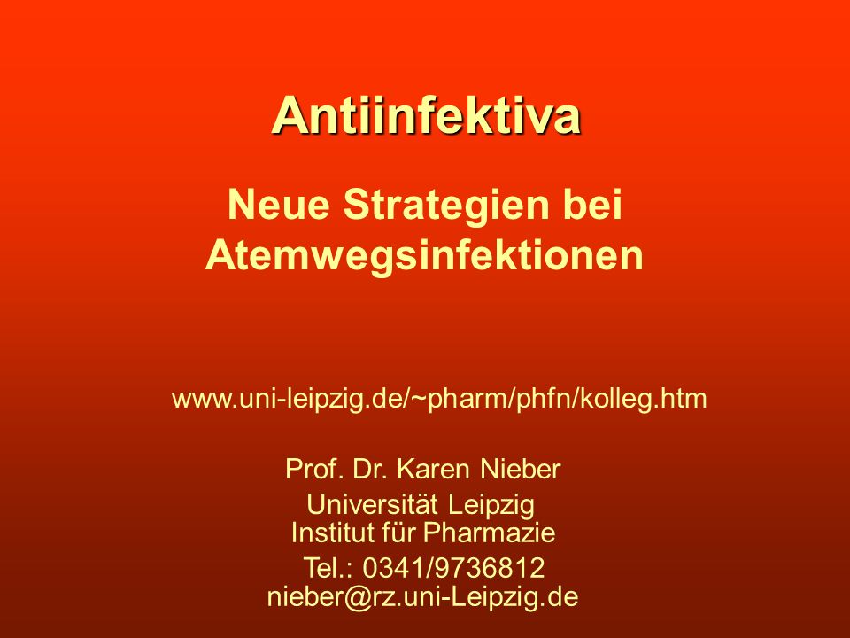 Neue Strategien bei Atemwegsinfektionen