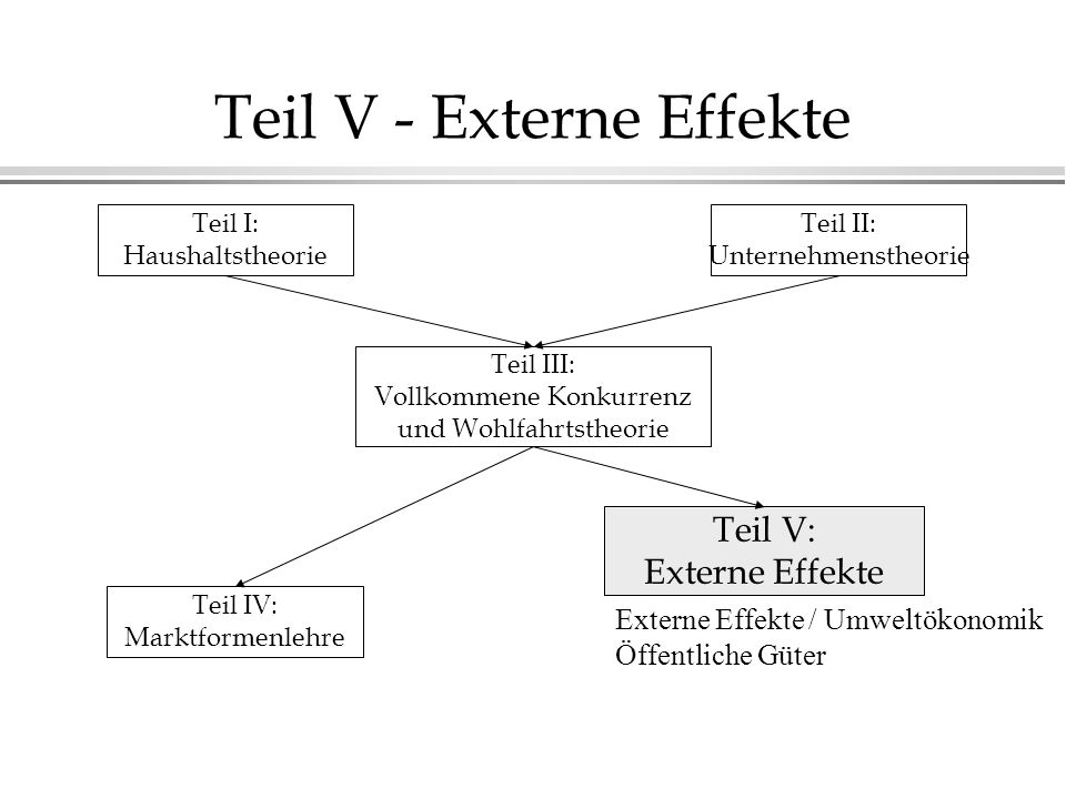 Teil V - Externe Effekte