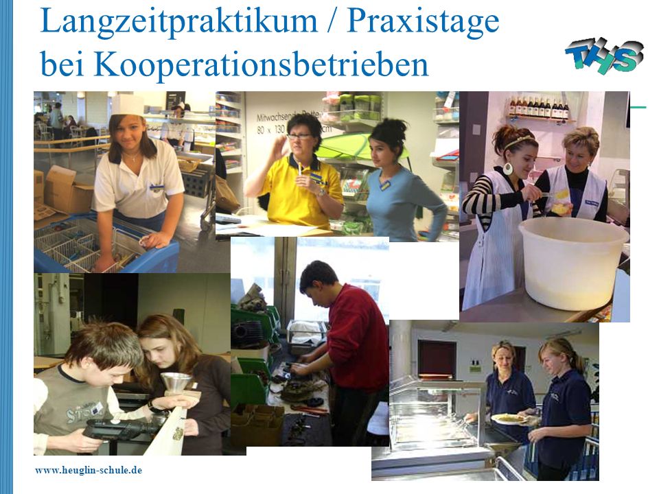 Langzeitpraktikum / Praxistage bei Kooperationsbetrieben