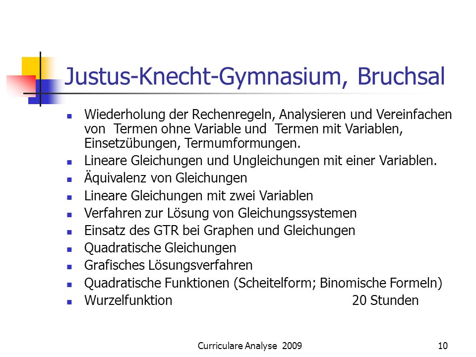 Justus-Knecht-Gymnasium, Bruchsal