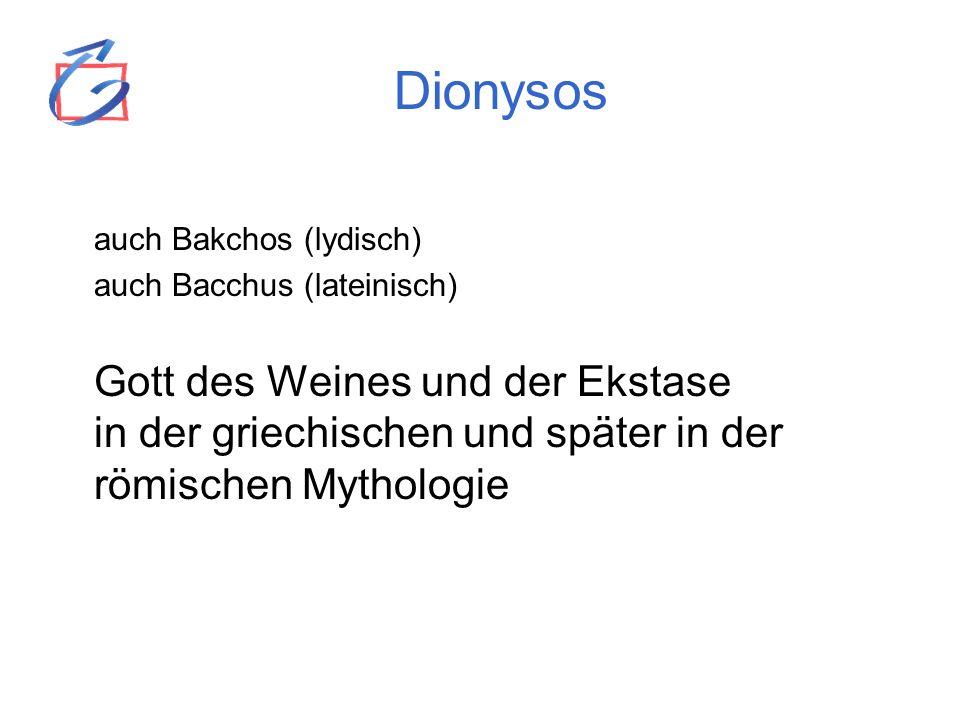 Dionysos auch Bakchos (lydisch)