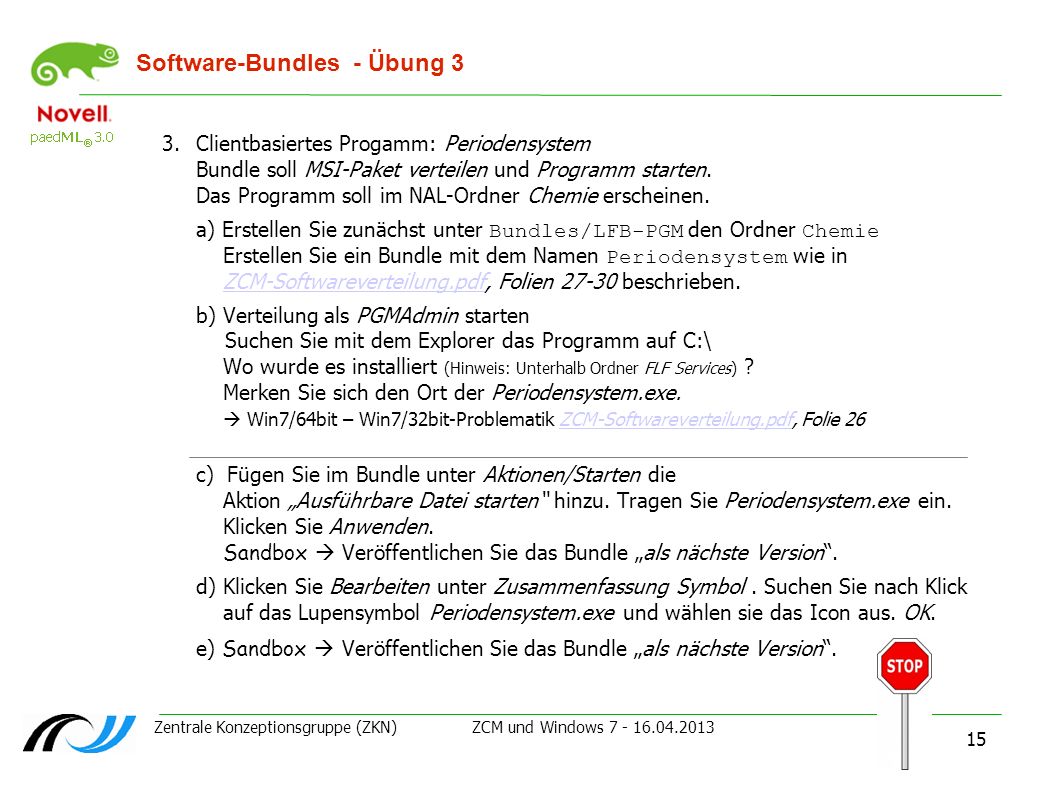 Software-Bundles - Übung 3