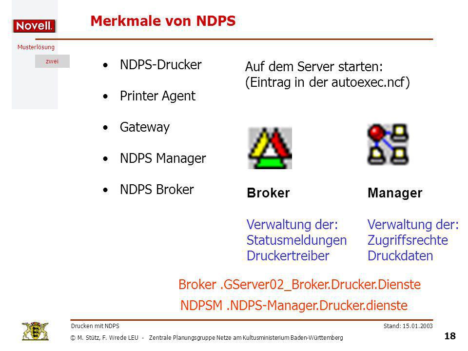 NDPSM .NDPS-Manager.Drucker.dienste
