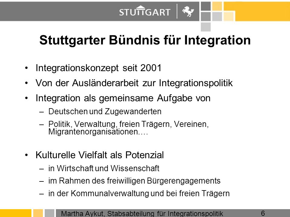 Stuttgarter Bündnis für Integration