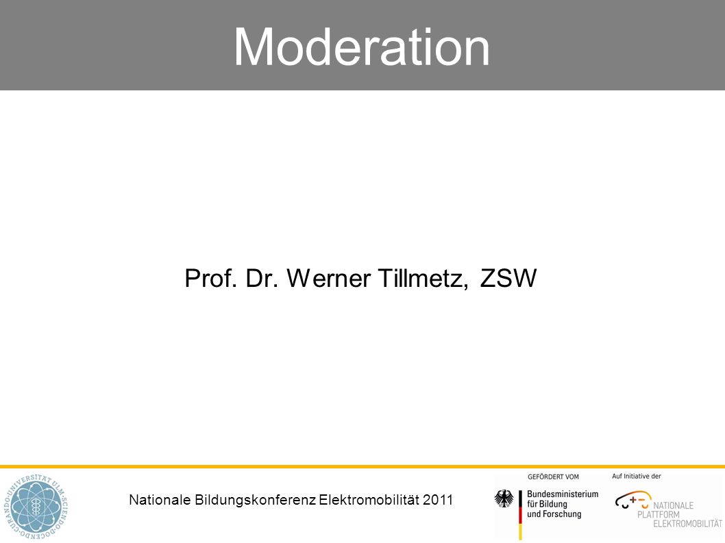 Prof. Dr. Werner Tillmetz, ZSW