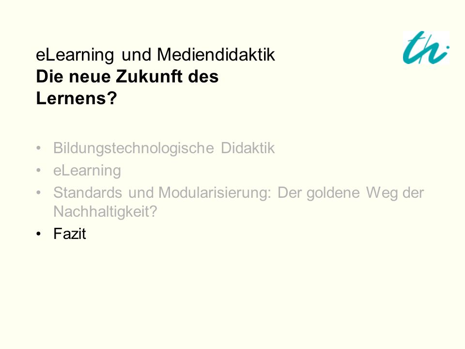 eLearning und Mediendidaktik Die neue Zukunft des Lernens