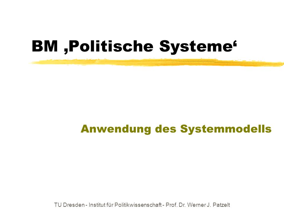 BM ‚Politische Systeme‘