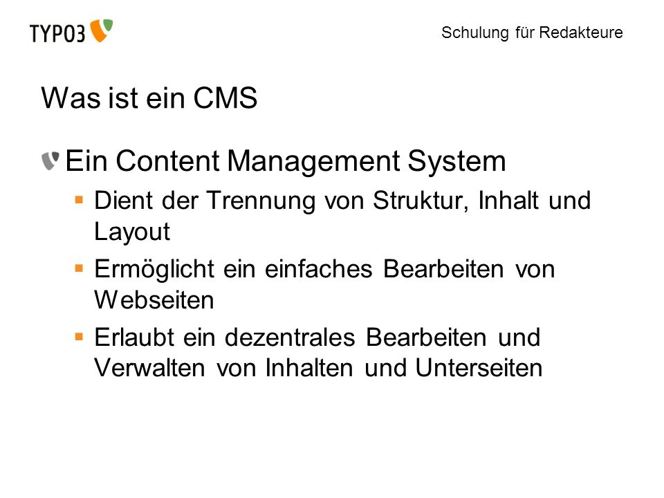 Ein Content Management System