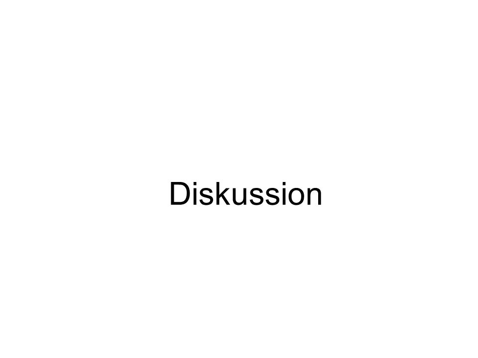 Diskussion