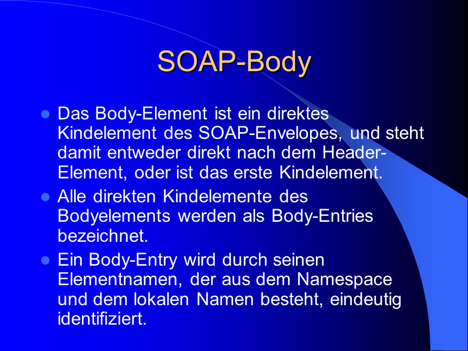 SOAP-Body