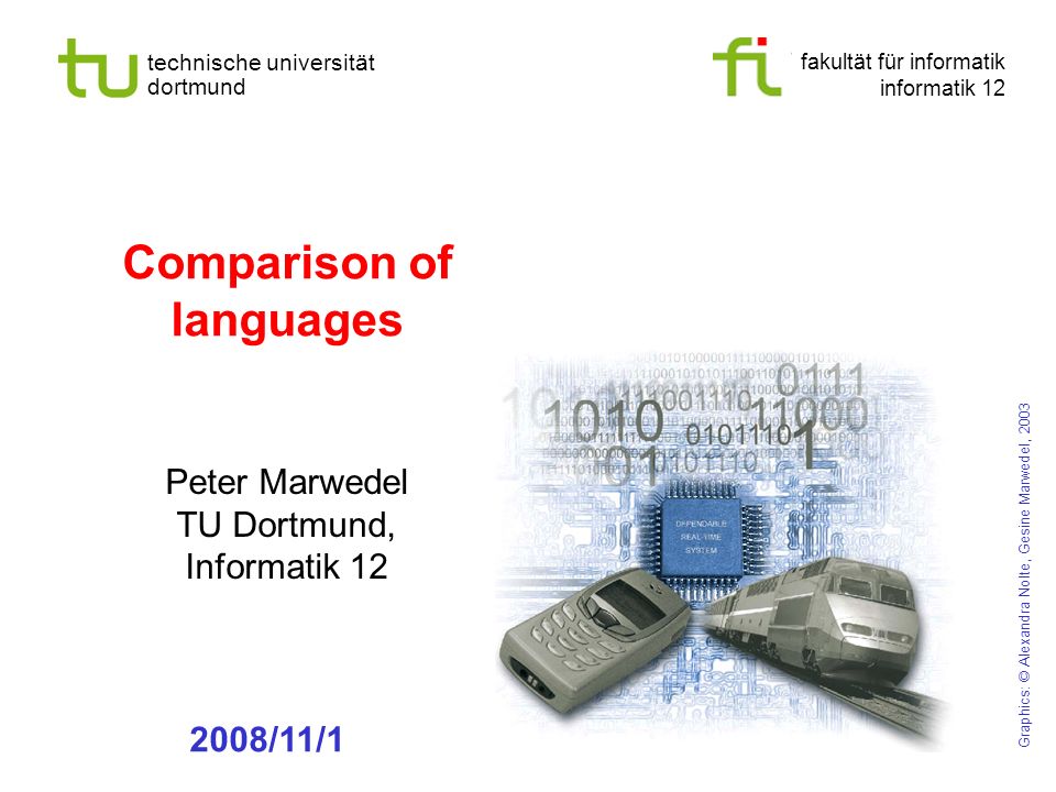 Comparison of languages
