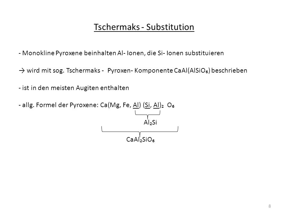 Tschermaks - Substitution