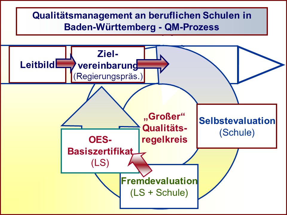 Qualitätsmanagement an beruflichen Schulen in Baden-Württemberg - QM-Prozess