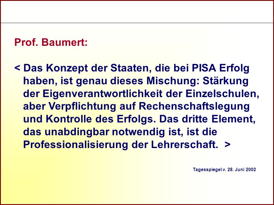 Prof. Baumert: