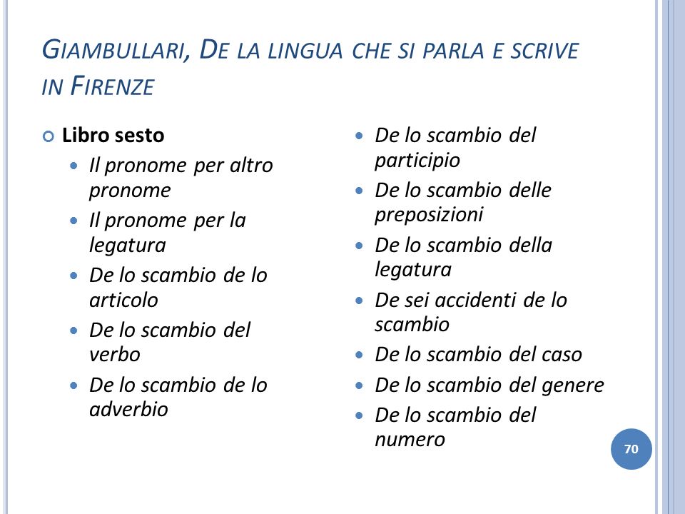 Giambullari, De la lingua che si parla e scrive in Firenze