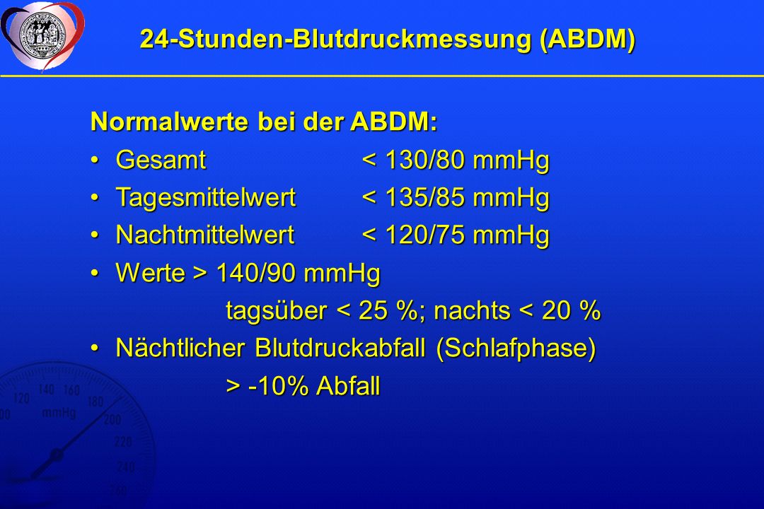 24-Stunden-Blutdruckmessung (ABDM)