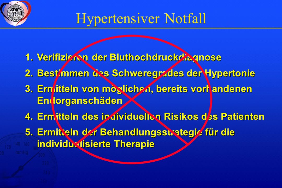 Hypertensiver Notfall
