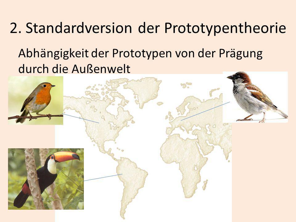 2. Standardversion der Prototypentheorie