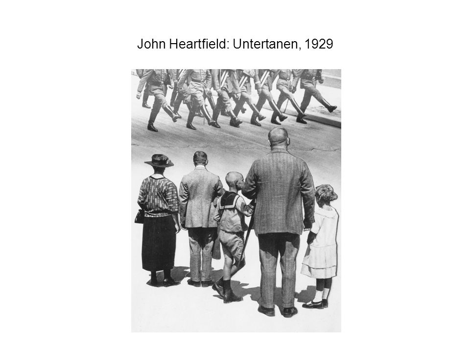 John Heartfield: Untertanen, 1929