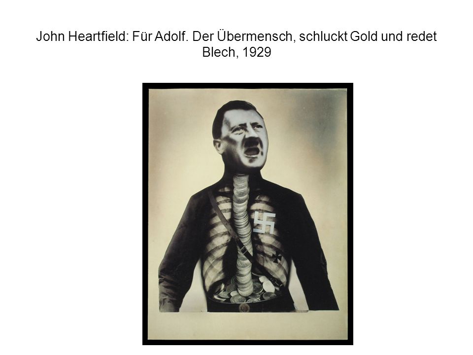 John Heartfield: Für Adolf