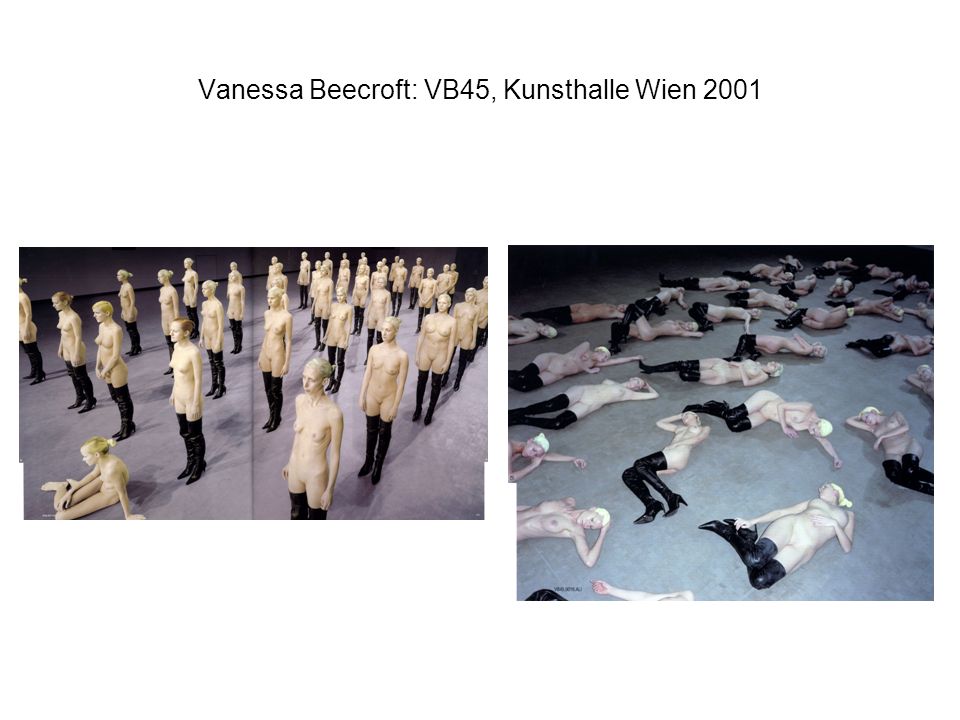 Vanessa Beecroft: VB45, Kunsthalle Wien 2001