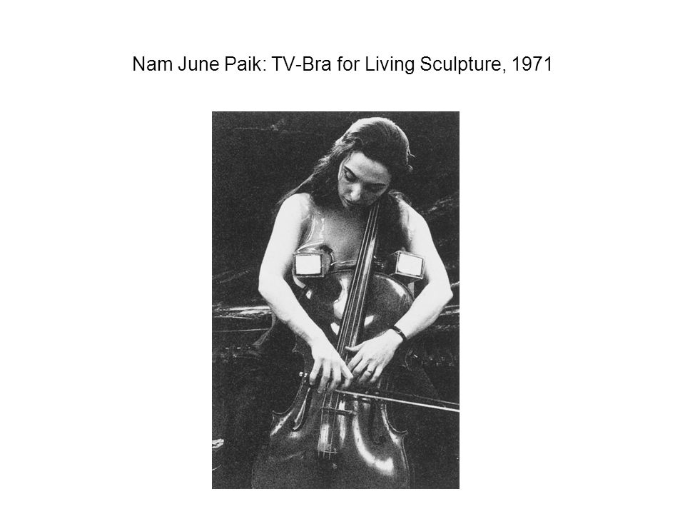 Nam June Paik: TV-Bra for Living Sculpture, 1971