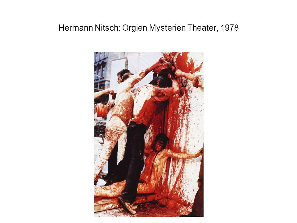 Hermann Nitsch: Orgien Mysterien Theater, 1978