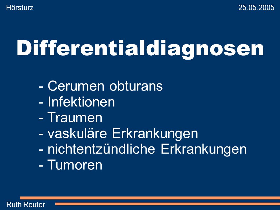Differentialdiagnosen