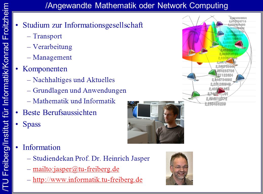 /Angewandte Mathematik oder Network Computing
