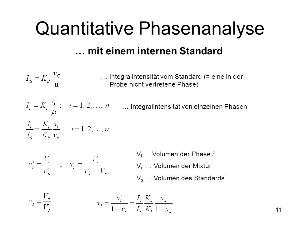 Quantitative Phasenanalyse