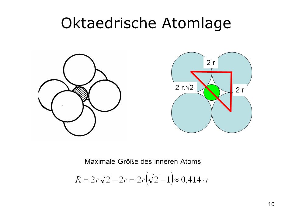 Oktaedrische Atomlage