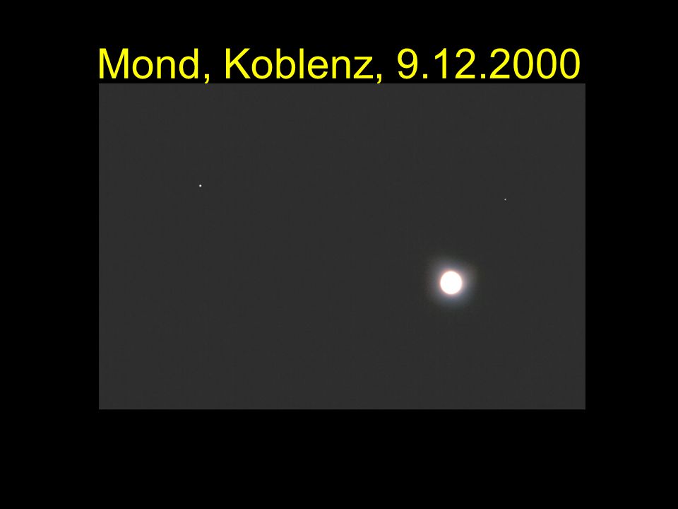 Mond, Koblenz, Mond, Jupiter, Saturn. Koblenz,