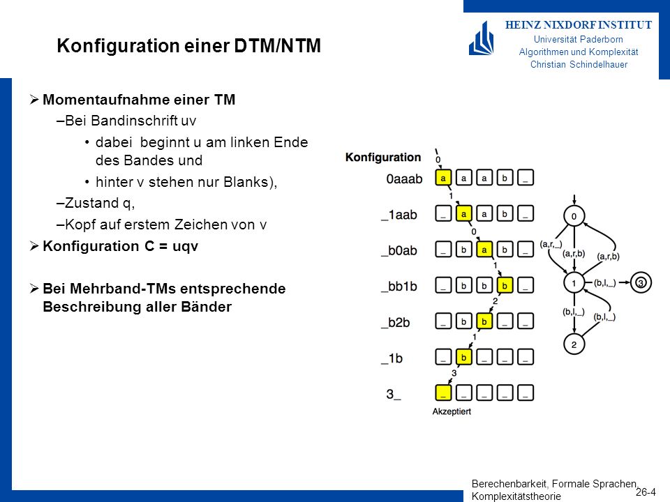 Konfiguration einer DTM/NTM