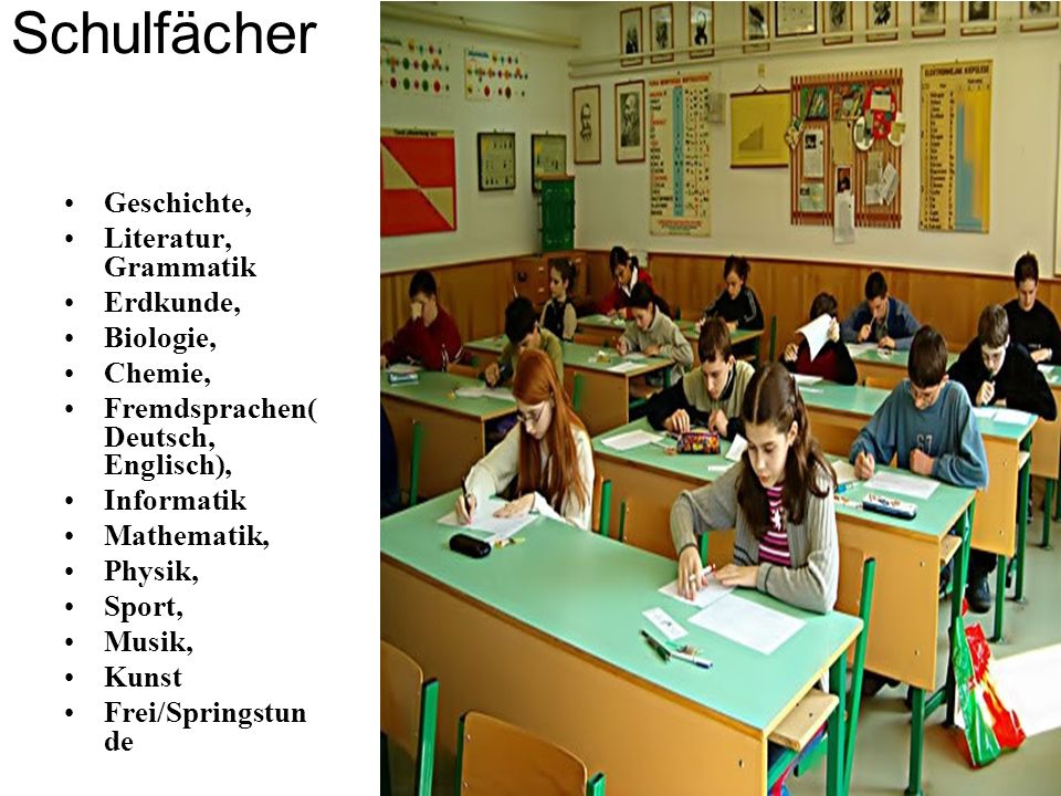 Das Thema Die Schule