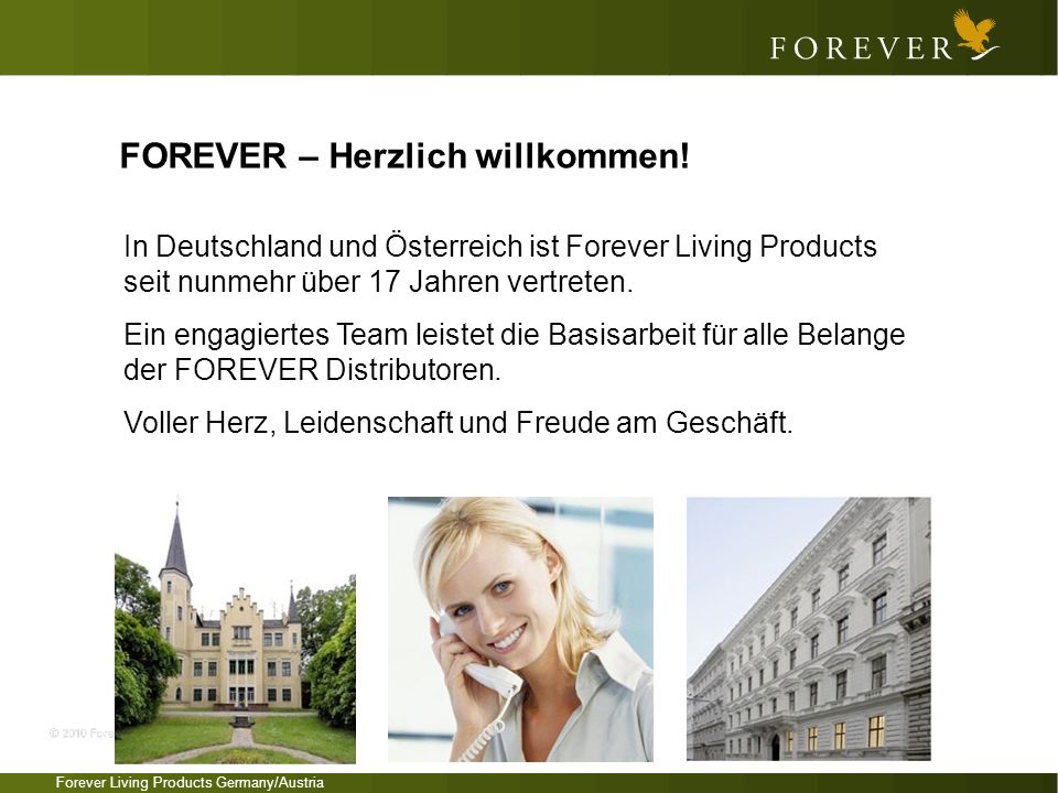 FOREVER – Herzlich willkommen!