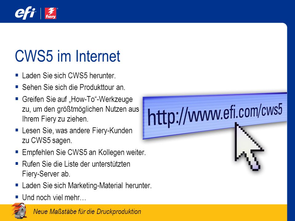 CWS5 im Internet Laden Sie sich CWS5 herunter.