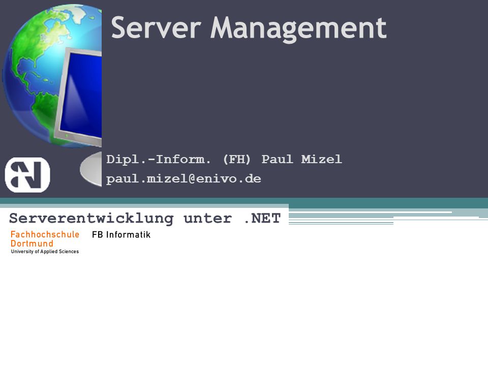 Serverentwicklung unter .NET