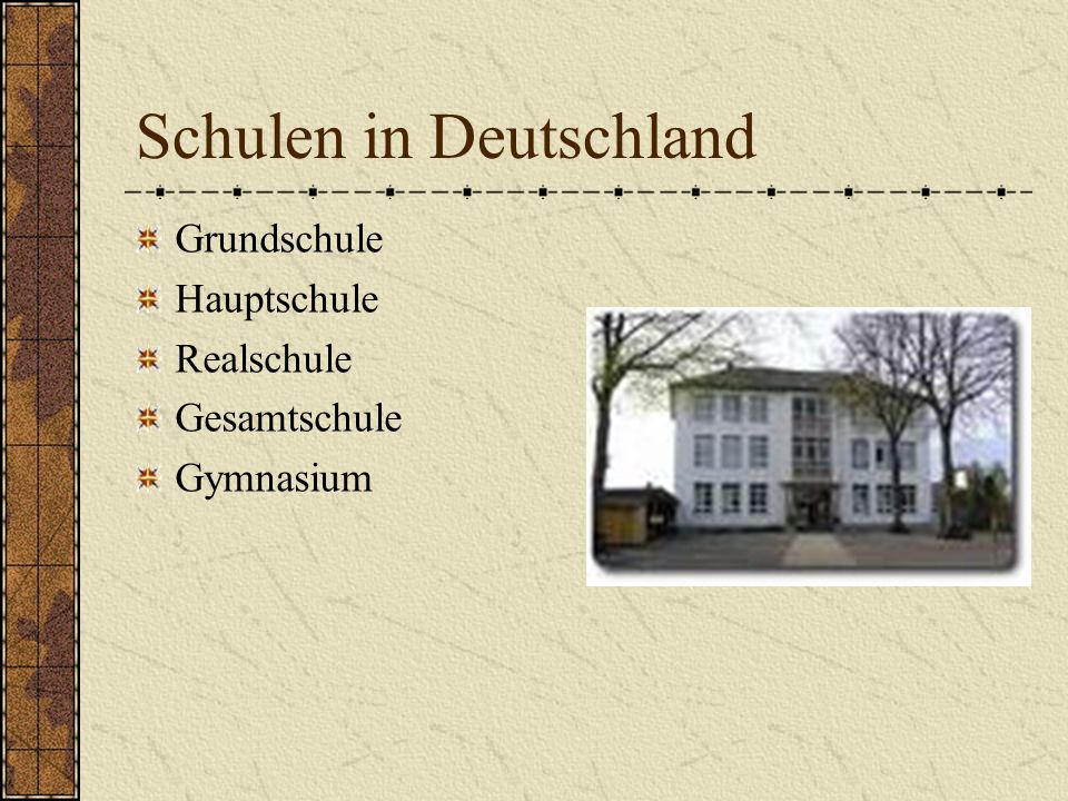Schulen in Deutschland
