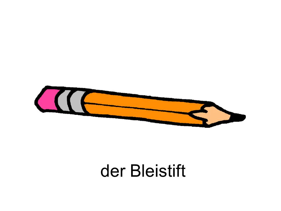 der Bleistift