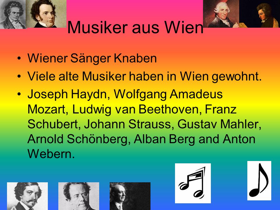 Musiker aus Wien Wiener Sänger Knaben