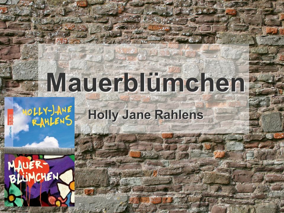 Mauerblümchen Holly Jane Rahlens