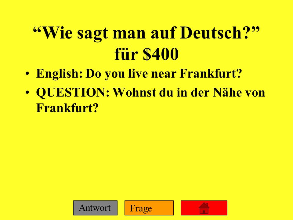 Wie sagt man auf Deutsch für $400